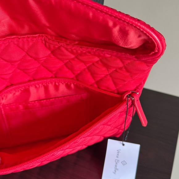 Vera Bradley Folded Flap Wristlet in Fire Red